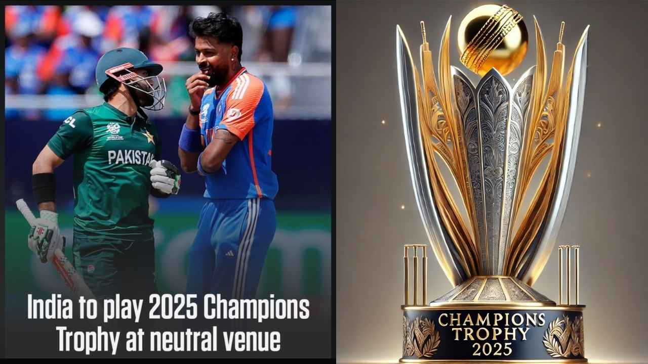 India to Play Champions Trophy Matches at Neutral Venue