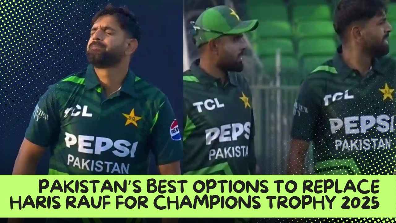 Pakistan’s Best Options to Replace Haris Rauf for Champions Trophy 2025